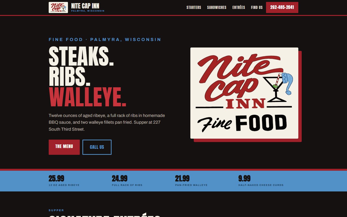 The Nite Cap Inn website