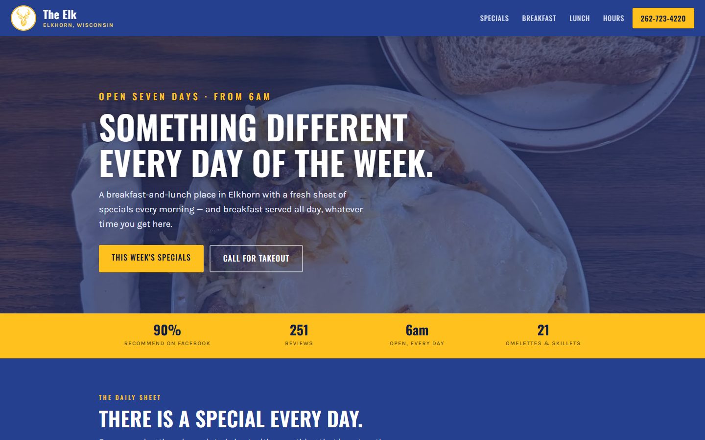The The Elk website